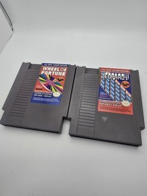 Lot Of Nes Wheel Of Fortune And Jeopardy Junior Edition
