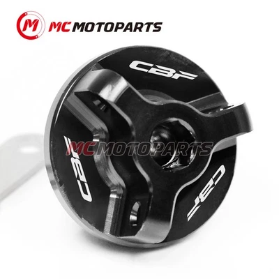 CNC Oil Filler Cap Safety Lock For Honda CBF600 CBF600SA 2004-2016 15 14 13 Foto 1 de 4