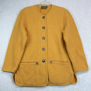 Blazer Trachten 36/10 Amarillo Austria Original Salzburger Mujer Lana Hervida - Imagen 1 de 17