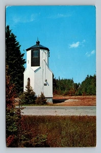 Postal vintage 1962 Range Lights The Ridges Sanctuary Baileys Harbor - Imagen 1 de 2