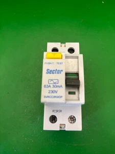 Sector SVRCCB63/DP 63A 30mA RCD - Bild 1 von 4