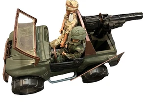 G I JOE JEEP 1993 Hasbro Vintage M-6757 Rhino G.P.V. 16", two 12" Figures Helmet - Picture 1 of 11