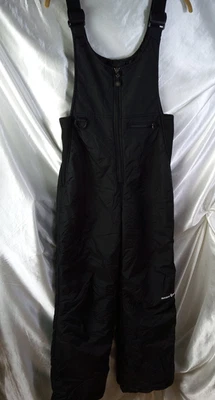 OUTDOOR GEAR BIB SNOW PANTS BLACK YOUTH SIZE L - Image 1 of 4