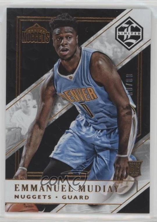 2015-16 Panini Limited /80 Emmanuel Mudiay #197 Rookie RC - Image 1 of 2