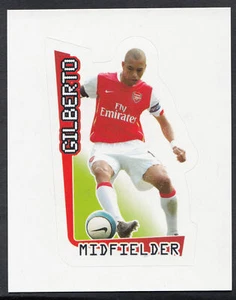 Merlin Football Sticker- 2008 Premier League - No 9 - Arsenal - Gilberto - Picture 1 of 1