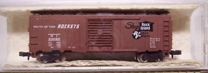 Bachmann item # 73660 N scale 41' steel box car Rock Island Road #20065 - Picture 1 of 7