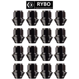 16 OE Replacement Wheel Nuts For Ford Sierra, Captive Washers, M12 X 1.5 (Black) - Picture 1 of 6