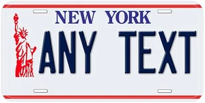 Personalized New York Liberty Novelty Car License Plate Any Text - Picture 1 of 6