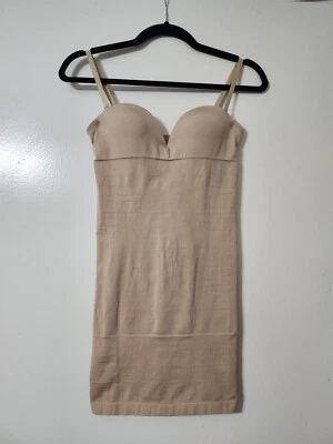 Wolford Nude/Beige Shapewear Slip Dress- Small- B32 Bra- removable straps- NWOT - Image 1 of 4