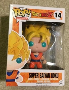Funko Pop! Animation Dragonball Z Super Saiyan Goku Vinyl Figure #14 Toei 2015 - Picture 1 of 7