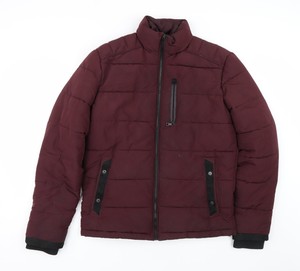 Marks and Spencer Puffer Jacket Red 