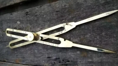 9" Proportional Divider Brass Drafting Tool Scientific Compass Engineer - Image 1 of 4