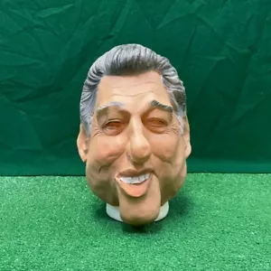 Vintage 1992 President Bill Clinton Vinyl Cesar Halloween Mask - Picture 1 of 5