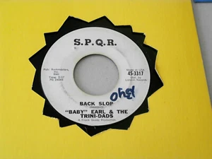 BABY EARL & THE TRINI-DADS~BACK SLOP~A MIKE MONSTER~RARE ~ INSTRUMENTAL~VG+ - Imagen 1 de 2