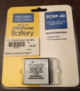 Promaster Lithium-Ion PCNP-40 Battery Casio NP-40 NEW - Picture 1 of 5