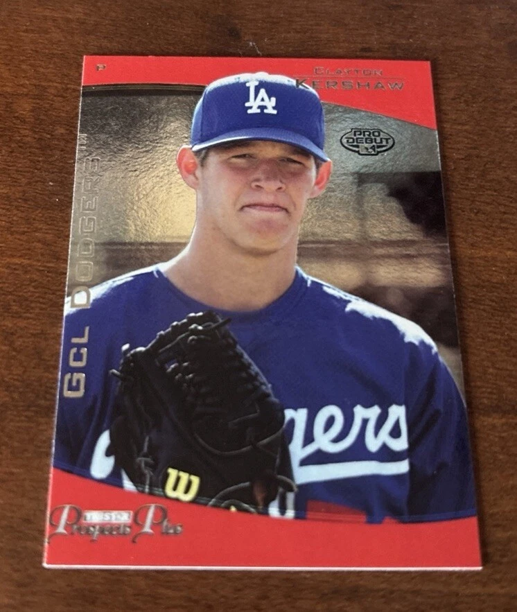 Tristar Prospects Plus #27 2006 debut Clayton Kershaw Pro Foto 1 de 1