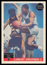 1991 Front Row Italian/English #32 LAMONT STROTHERS Christopher Newport