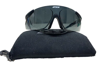ESS 287+Black Sports-wrap Sunglasses Prescription Lens Strap&Case Tactical Shoot - Image 1 of 4