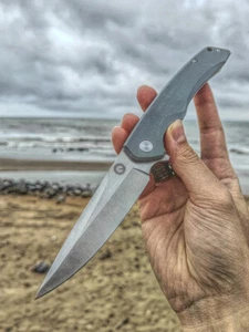 New 4" Folding Pocket Knife D2 Steel Blade Ball Bearing G10 Handle EDC Survival - Picture 1 of 21