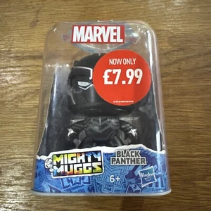 Marvel Mighty Muggs Black Panther Face Change Black Panther Figure - Picture 1 of 4