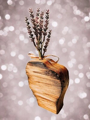 New Chic Rustic Wooden Vase-Rare Spalted Ambrosia Maple, Unique Design. OOAK - Image 1 of 4
