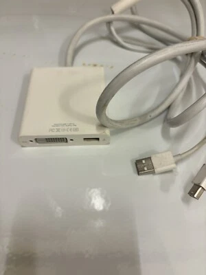 Apple A1306 Mini Display Port to Dual-link DVI Adapter - White - Image 1 of 2