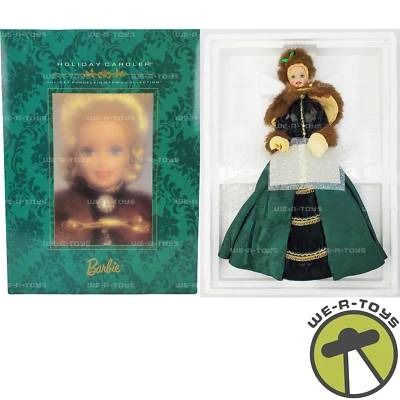 Barbie Holiday Caroler Doll Holiday Porcelain Collection 1996 Mattel 15760 USADA Foto 1 de 4