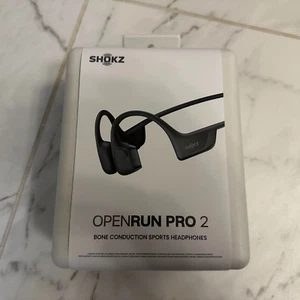 New Shokz OpenRun Pro 2 Bone Conduction Sports Headphones - S820-ST-BK-US Black - Picture 1 of 10