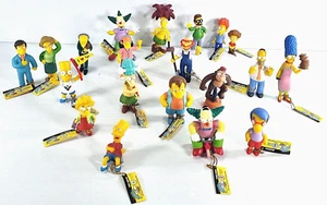 The Simpsons Figurines Set of 20 Vintage Characters Toys Collection Lot - Picture 1 of 13