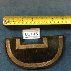 C1870 viktorianische britische Royal Navy Marineoffiziere Gürtel Verschleiß Schutzplatte #145 - Bild 1 von 4