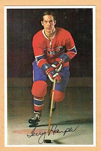 Postal emitida por el equipo de canadienses 1969-71 (sin línea de crédito), Harper, toques variedad - Imagen 1 de 2