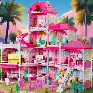 Dolls House Girls Toys for Kids Ages 2 3 4 5 6 7 - Plays House, Doll Home, Pr... - Picture 1 of 1