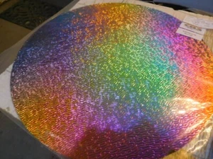 Vetro Dicroico:CBS 90 COE Arcobaleno su Stream X Texturizzato Sottile Nero 3"Sq - Foto 1 di 1