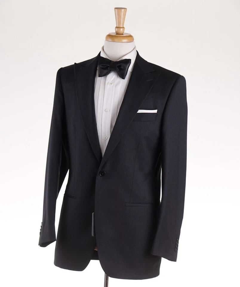 NWT $1375 LUBIAM (L.B.M. 1911) Charcoal Gray Wool Tuxedo Classic-Fit 36 R Suit - Image 1 of 4