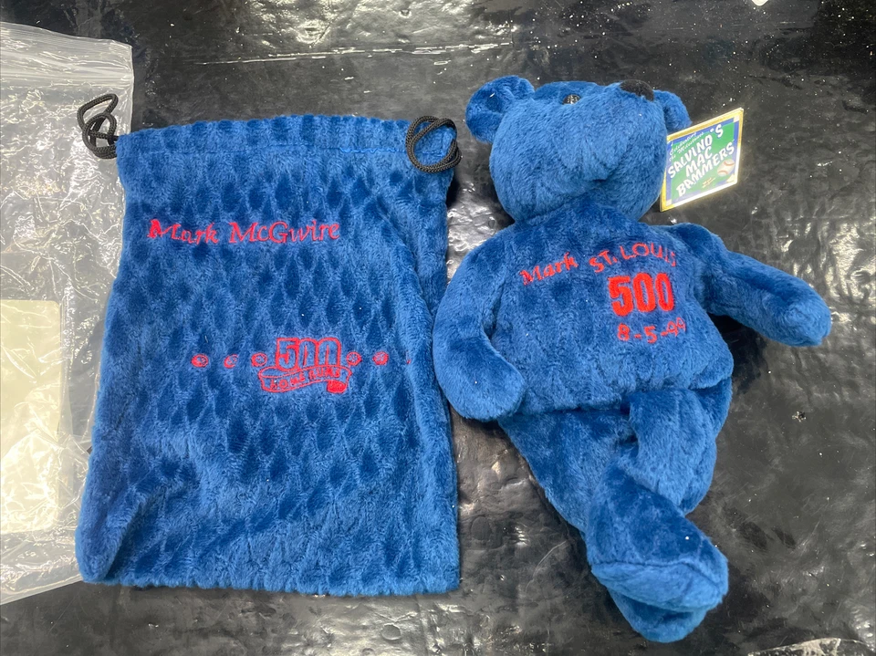Salvino's Mac Bammers Mark McGwire 500 Home Runs Beanie Babie