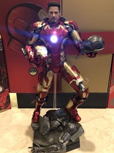 Hot Toys Iron Man Mark 43 1/4 scale Age of Ultron QS005 COMPLETE - Picture 1 of 8
