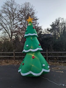 Gemmy Industries Luce Decorazione Albero di Natale Gonfiabile da Interno Esterno 10' - Foto 1 di 7