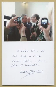 Antoine Gallimard - Éditeur français - Rare carte dédicacée + Photo - 2013 - Picture 1 of 1