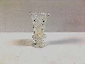 Hofbauer Byrdes Collection Crystal Vase Bird Figurines Pedestaled Base Germany  - Picture 1 of 7