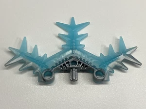 LEGO Bionicle Weapon Ice Shield Half Marbled Trans-Light Blue 64266pb01 Set 8976 - Picture 1 of 1