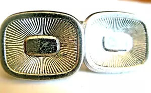 VINTAGE STERLING SILVER CUFFLINKS STAMPED 20X15MM/12.5G gift box - Picture 1 of 4