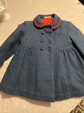Kute Kiddie Classics Gray Wool Coat 18- 24m  Design Button up 50s Vintage