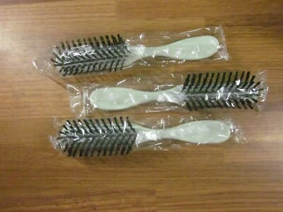 Lote de 3 Cepillos de Pelo Medline MDS137015 Mango Plástico Color Marfil-Adulto Foto 1 de 4