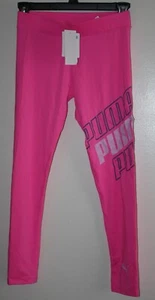 PUMA Girls' Legging, Bright Pink, Size M Kids - Picture 1 of 4
