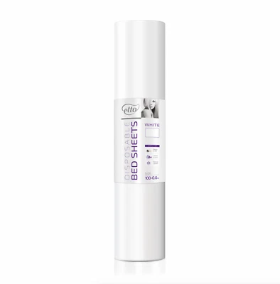 ETTO White Massage Hygiene Table Roll Bed Cover Professional 06.x100 meters