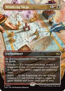 Windcrag Siege (Borderless) Tarkir: Dragonstorm- (Non-Foil)(NM) - Picture 1 of 1