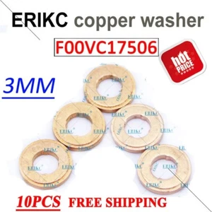 3mm Heat Shield F00VC17506 Diesel Injector Copper Washer Ring For Nozzle - Picture 1 of 7