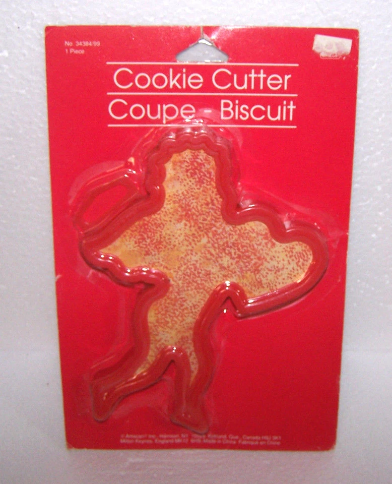 CORTADOR DE GALLETAS DÍA DE SAN VALENTÍN GRANDE 6" CUPIDOS FLECHA CORAZÓN GALLETA PLÁSTICO NUEVO Foto 1 de 3