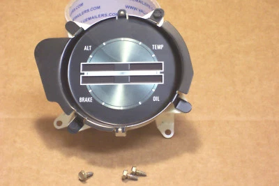 Instrumento Mercury Cyclone 1969 y otros freno de aceite panel de luz de temperatura alta OEM Foto 1 de 2