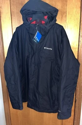 Columbia Men's Bugaboo II Fleece Interchange Jacket - Black - US size 3X - NWT - Image 1 of 4